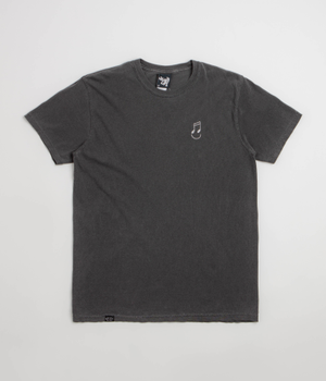 The Quiet Life Music Man Pigment Dye T-Shirt - Pepper Black