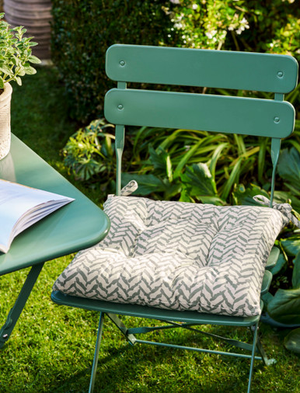 Elsfield Seat Pad - Cotton, Fern
