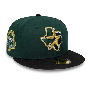 Houston Astros MLB Cooperstown Green & Black 59FIFTY Fitted Cap