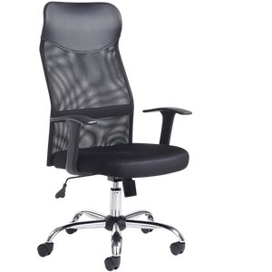Dams International Aurora Operator Chair Fixed Armrest Black 650 x 695 x 1,160 mm