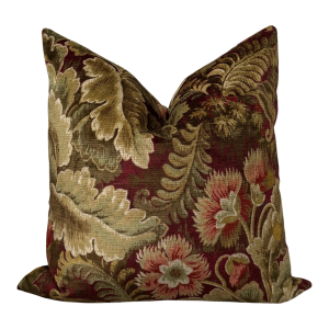 Chelsea Velvet Plum and Rhubarb Pillow