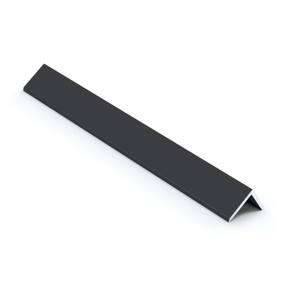 Anthracite Grey Ecoscape Easy Fit Aluminium Decking Angle Trim - Length 3.6m