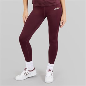 Ellesse Womens Deana High Waisted Tight Leggings Dark Purple