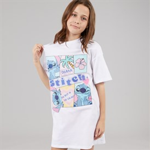 Lilo and Stitch Girls Dress White