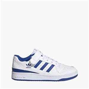 adidas Originals Kids Forum Low Trainers Cloud White/Royal Blue/Cloud White