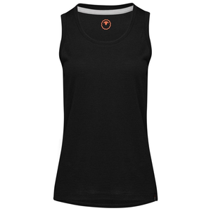 Damen Merino 150 Trägerhemd (Schwarz)