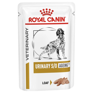 Royal Canin Urinary S/O Ageing 7+ Pouches for Dogs - Pack Size : 48 x 85g Pouches