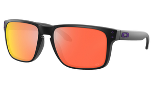 Oakley Holbrook XL Prescription Sunglasses - Matte Black (Violet Icon), Oakley Prizm Ruby Polarised