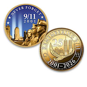 25th Anniversary 9/11 Challenge Coin Collection