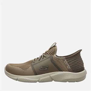 SKECHERS Mens Slip Ins Ingram Brackett Trainers Taupe