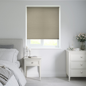 No Drill Tint Taupe Roller Blinds: 1560mm x 850mm Recess