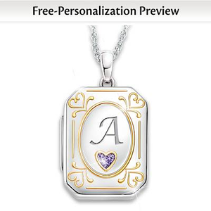 Personalized Sweetest Joy Baby Book Pendant Necklace