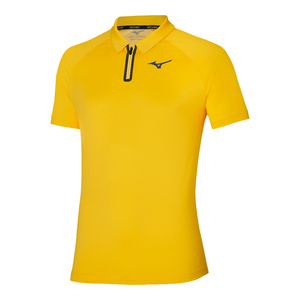 Mens Frontier Shadow Polo Shirt (Yellow)