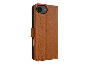 Premium Leather Wallet Case for Apple iPhone 17e - Caramel