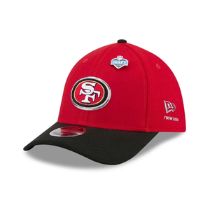 San Francisco 49ers NFL Draft 2026 Red 39THIRTY M-Crown Stretch Fit Cap