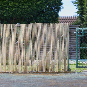 SlatScreen Bamboo Screening 3.8m x 1.2m | Natural Garden Privacy & Fence Covering