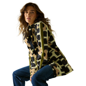 Regatta Womens Orla Kiely Mid length Waterproof Jacket - 8 / Giant Square Flower