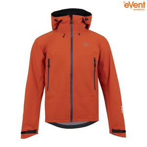 Mens Orkan II Waterproof Shell Jacket (Orange/Navy)