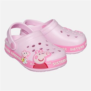 Peppa Pig Girls Sisters Clogs Pink/Multi