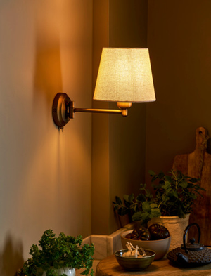 Peartree Wall Light - Steel, Antique Bronze Finish