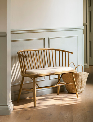 Farmcote Bench - Elm Wood, Natural