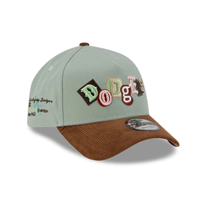 LA Dodgers MLB DIY Note Green 9FORTY A-Frame Cap
