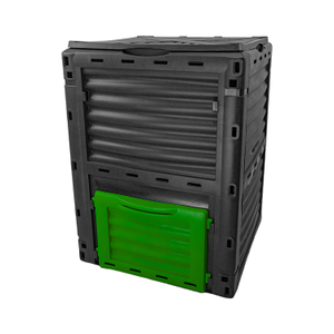 Woodside 300L Garden Composter – Heavy Duty Plastic Compost Bin with Ventilation & Easy Access Door