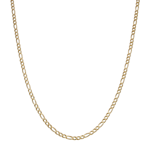 Pre-Owned 9ct Yellow Gold 19.5" Figaro Chain Necklace