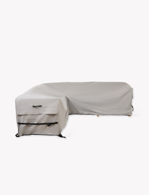Porthallow Corner Sofa Furniture Cover - PVC, Grey