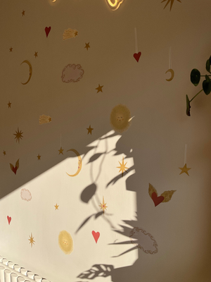 Celestial Dream Fabric Wall Stickers (M)