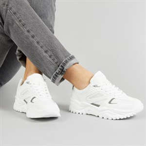 Loyalty And Faith Womens Jadewell Trainers White/Silver