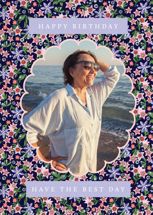 Cath Kidston Have The Best Day Photo Upload Birthday Card
