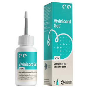 Vivinicord Oral Gel Dental Support for Cats and Dogs 50ml