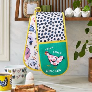 Ulster Weavers Chick Chicken Double Oven Glove Yellow