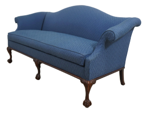 Hickory Chair Co Ball & Claw Mahogany Chippendale Sofa