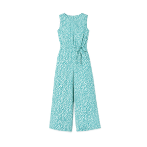 Yumi Green Ditsy Culotte Jumpsuit (S)