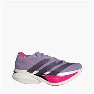 adidas Mens Adizero Prime X3 Strung Neutral Running Shoes Powder Plum/Aurora Black/Shock Pink