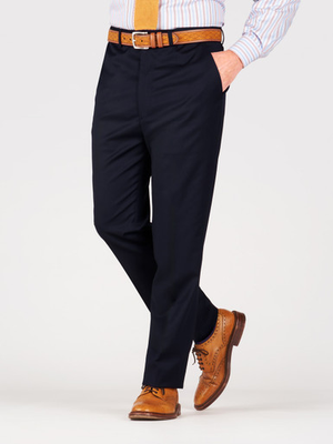 Navy Voyager Lounge Suit Trousers
