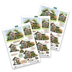 Die Cut Decoupage – Garden Room Retreat (pack of 3)