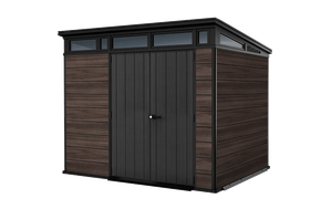 Signature Pent Shed 9x7ft - Rosewood