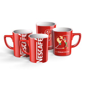 Nescafé Coffee Mug Red Pack of 4