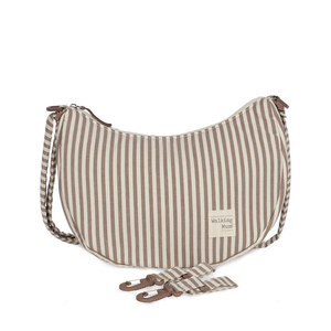 Walking Mum - Crossbody Bag - Praliné Stripes Moka