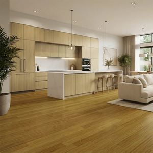 F1080 Solid Honey Strand Woven Bamboo Flooring 125mm Click BONA Coating SAMPLE - First 6 samples are free.