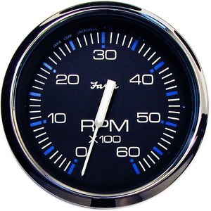 Chesapeake Black SS 6000 RPM Inboard Tachometer