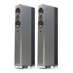 Q Acoustics Concept 500 Floorstanding Speakers - Silver/Ebony