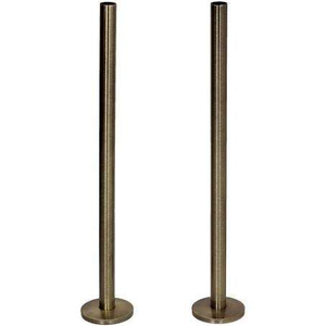 Radiator Pipe Covers & Shroud Set – Antique Brass – 300mm – Pair