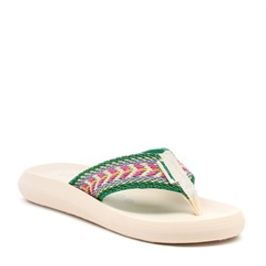 Rocket Dog Womens Spotlight Madison Flip Flops Green Multi