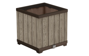 Signature Square Planter  - Ashwood Brown