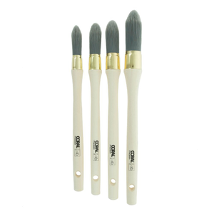 Coral Precision Round Sash Brush Set