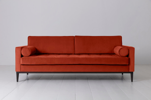 Model 02 - 3 Seater Sofabed - Velvet Paprika